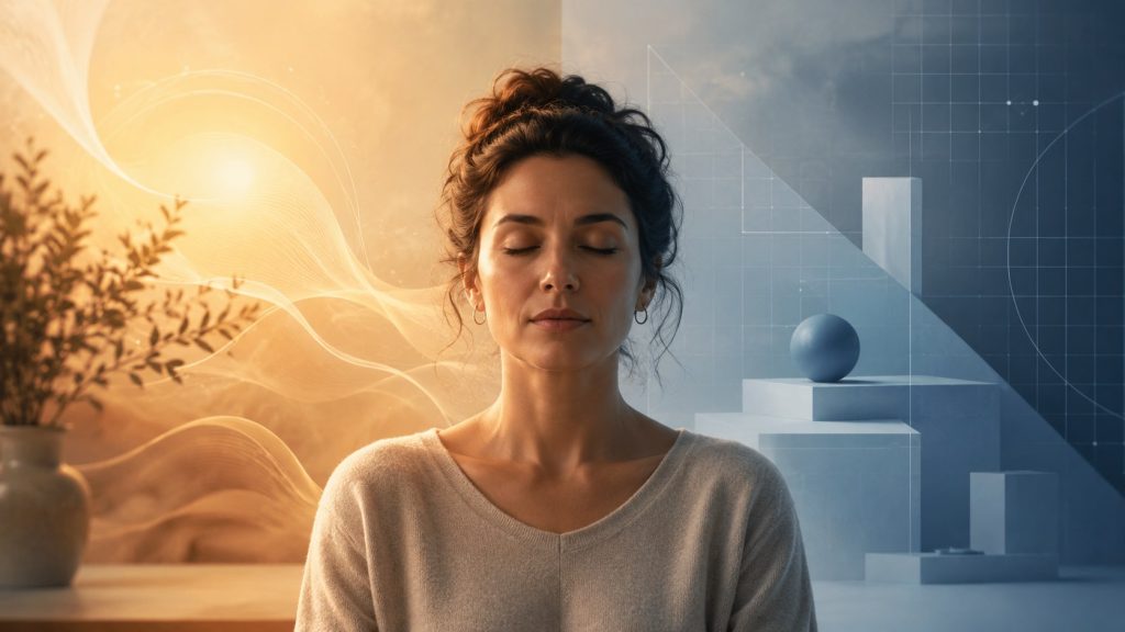 Mądry umysł (wise mind) to równowaga między emocjami a rozumem. Wyjaśniamy trzy stany umysłu w DBT i jak ćwiczyć dostęp do spokojnego, wyważonego centrum.
