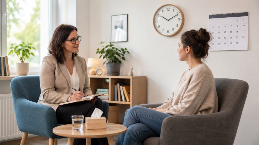 Ile trwa leczenie borderline? Etapy terapii BPD, pierwsze efekty i możliwe nawroty objawów Jak długo trwa leczenie borderline? Wyjaśniamy realne ramy czasowe terapii BPD, od czego zależy długość leczenia i dlaczego warto zacząć wcześniej.