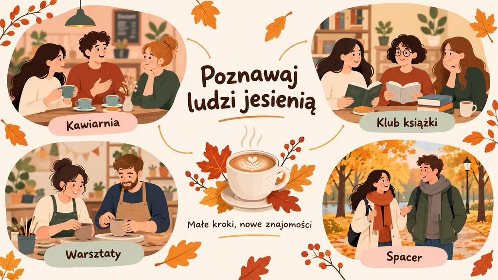 Jak poznawać nowych ludzi jesienią? 12 sposobów na znajomości, które mogą zostać na dłużej