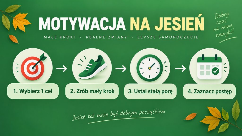 Jak znaleźć motywację na starcie jesieni? 7 sposobów, które pomagają wrócić do rytmu