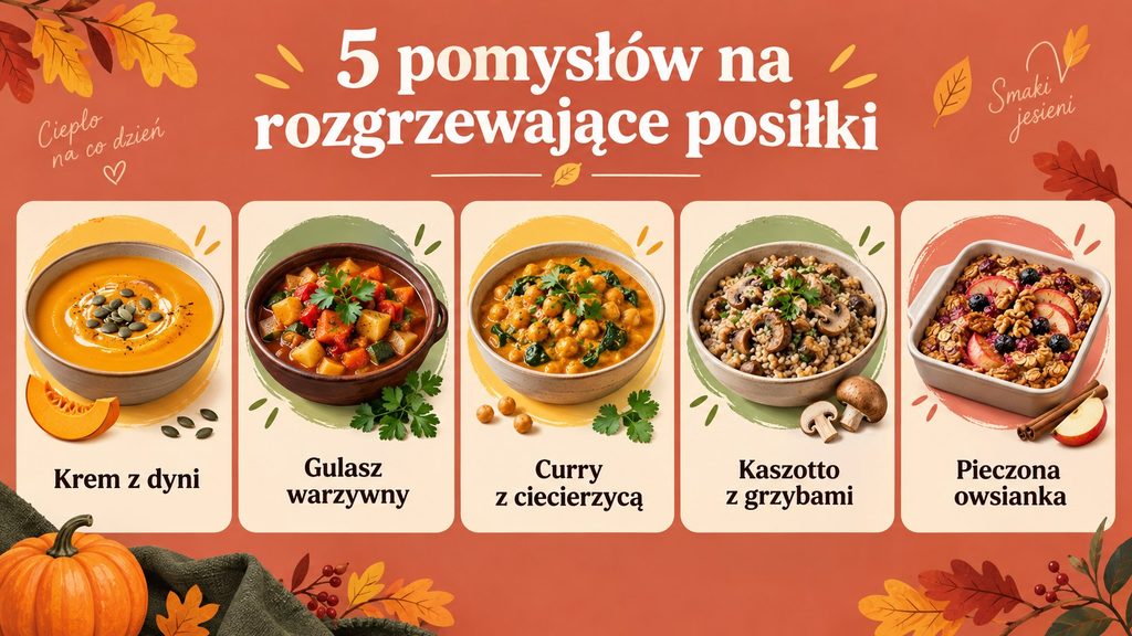 Rozgrzewające posiłki na jesień – 10 prostych pomysłów, które sycą i wykorzystują sezonowe warzywa!