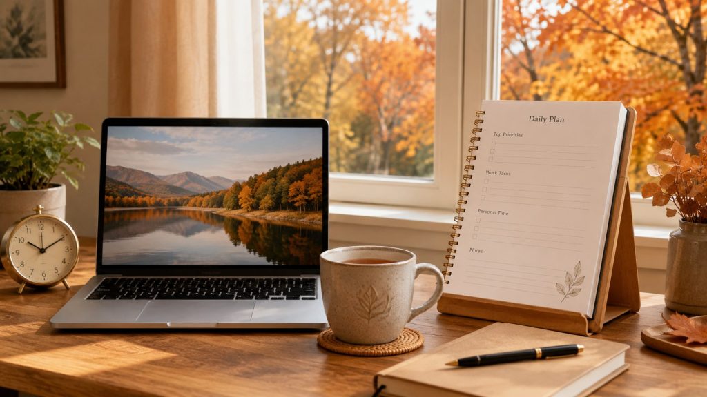 Work-life balance jesienią – jak zachować? Jak jesienią utrzymać równowagę między pracą a odpoczynkiem i zadbać o siebie.